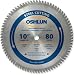Oshlun SBF-100080 10-Inch 80 Tooth TCG Saw Blade with 5 8-Inch Arbor for Mild Steel and Ferrous Metals