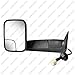 Spec-D Tuning Black Power Heated Manual Fold Towing Mirrors Compatible with 1998-2001 Dodge Ram 1500, 1998-2002 Ram 2500 3500