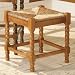 Ballard Designs - Cordoba Chair Height Stool - Light Walnut