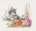 Furry Fairy Friends Counted Cross Stitch Kit-11x10 14 Count