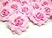 (100) Silk Pink Roses Flower Head - 1.75