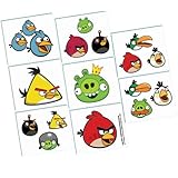 Angry Birds Tattoos 16ct
