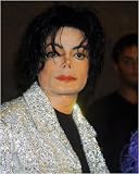 Michael Jackson - glitter suit by Unknown. CANVAS ROLLED. 8.00 inches width by 9.65 inches height. Highest Quality Art Poster Print