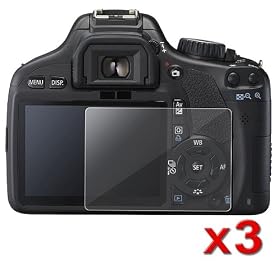 3 Pack For Canon EOS REBEL 550D T2i Digital Camera Premium Clear LCD Screen Protector... by eforcity