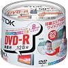 TDK DVD-RϿ���� 1-8��®�б��ۥ磻�ȥץ�󥿥֥�(�磻��)50��ѥå�