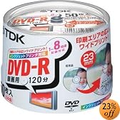 TDK DVD-R�^��p 1-8�{���Ή��z���C�g�v�����^�u��(���C�h)50���p�b�N[DVD-R120PWDX50PK]