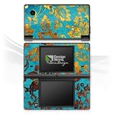 Design Skins for Nintendo DSi - Golden-blue vintage Design Folie
