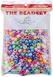 Pony Beads 6x9mm 900/Pkg-Pearl Multi