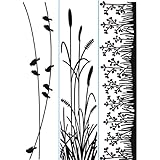 Embossing Folder Borders 1.5"X5.75" 3/Pkg-Nature