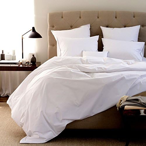 100% Egyptian cotton Duvet Set 600 Thread Count Solid Created Queen, White By Fantasy Nap
