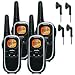8Km Binatone Terrain 750 Walkie Talkie 2 Two Way Radio Quad Pack + 4 x Comtech CT-10VX Headsets