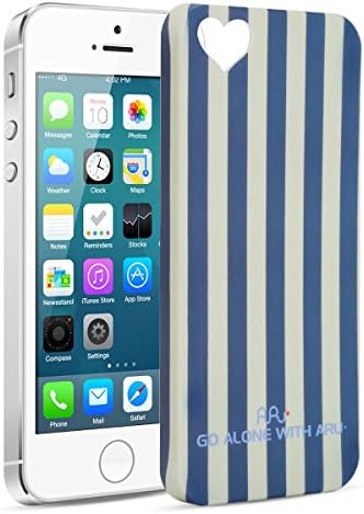 ARU Mouselemur Navy Case Cover for Apple iPhone 5/5s/5g - Ultra Slim & Perfect Painted Pattern - With Luminous Style Glowing Case for iPhone 5/5s/5g - Friendly Packaging