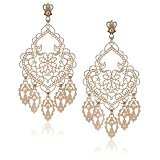 LK Designs Summer Breeze Rose Woven Earrings