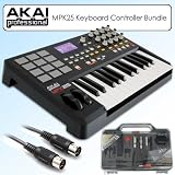 Akai MPK25 25 Key Portable Keyboard Controller Bundle