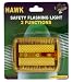 3-LED CLIP-ON BICYCLE FLASHER YELLOW