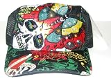 Ed Hardy - Ed Hardy Black Rhinestone Cap - Skull & Butterfly Design