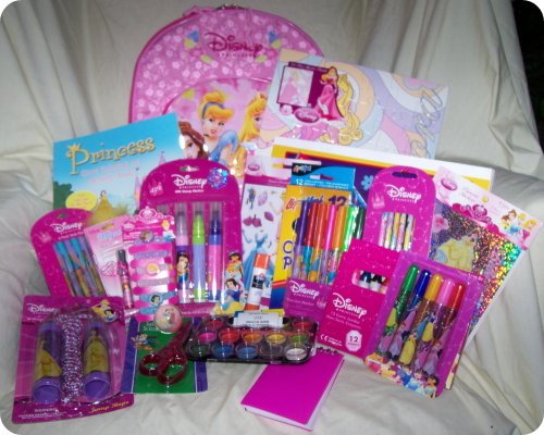 Childrens Toyshop  Toys : Disney Princess Super Mega Art, Activity & Drawing Set w/ Backpack