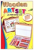 Review Grafix  / 72 Piece Art Set in Wood Case with Folding Easel