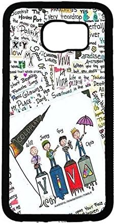 Funny Viva Pattern Britpop/Alternative Rock Band Coldplay Phone Case Coldplay New Fashional Cover Shell for Samsung Galaxy S6