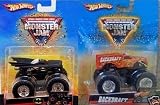 Hot Wheels Monster Jam Batman Vs Backdraft, 1:64 Scale.