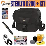 Lowepro Apex 120aw Black Shoulder Camera Bag Plus Camera Accessory Package