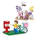 Sluban 6set Building Block Girl's Dream of Skateboard Dog House Pet Beauty Salon Mailbox Horse Gas Station B0512-18 150pcs 6dolls