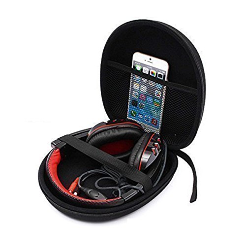 ELEGIANT Headphone Earphone Headset Carry Case Storage Bag for Sony V55 NC6 NC7 NC8 MDRZX310 Sennheiser HD 202 Bluedio T2s Bose AE2w Grado SR80 MDR-ZX100 ZX110 ZX300 ZX600 MDR-10RBT HD218 HD228 HD238
