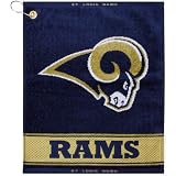 NFL St. Louis Rams 16" x 19" Navy Blue Woven Jacquard Golf Towel