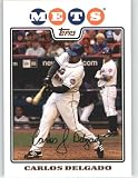 2008 Topps #305 Carlos Delgado - New York Mets (Baseball Cards)