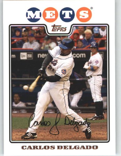 2008 Topps #305 Carlos Delgado - New York Mets (Baseball Cards)