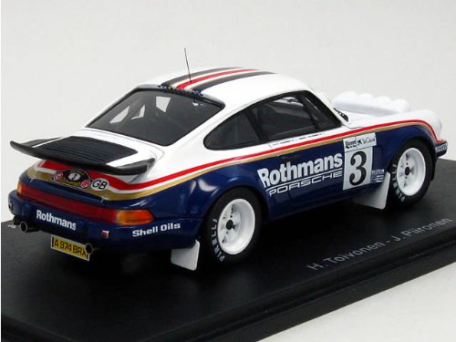 Cover image : 【Spark/スパーク】1/43 ポルシェ 911 SCRS No.3 1984年 コスタブラバラリー 「ロスマンズ」加工品