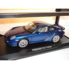 PORSCHE 911 997 2010 TURBO COUPE DUNKEL BLAU AQUA 1/18 NOREV MODELLAUTO MODELL AUTO