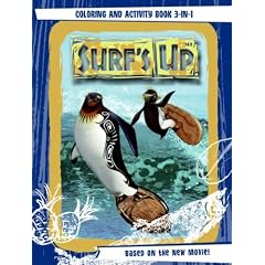 Surf's Up: Coloring and Activity Book 3-in-1