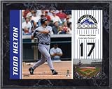 Todd Helton Colorado Rockies 8x10 Color Plaque