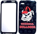 Georgia Bulldogs Mascot NCAA Apple iPhone 4 4S Faceplate Hard Cell Protector Case Snap On Cover