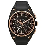 ESQ by Movado Mens Fusion Chronograph Black Rubber Strap Watch #07301322 by ESQ Movado