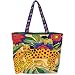 Laurel Burch Leopards of Shambala Large Tote, Jungle Print