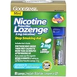 GoodSense Mini Nicotine Polacrilex Lozenge, Mint, 2mg, 81 Count