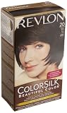 Revlon Colorsilk Haircolor, Brown Black, 1-Count (Pack of 3)