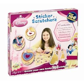 Rainbow Art Disney Princess Sticker Scratcherz