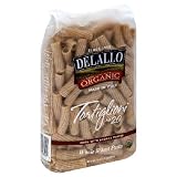 DeLallo Organic Whole Wheat Tortiglioni #20, 16-Ounce Units (Pack of 16)