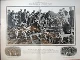 1907 OTTER HUNTING SUMMER SPORT CLAY HOUNDS DOGS STICKS