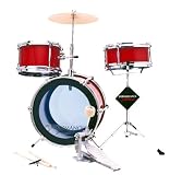 Performance Plus 3-Piece Mini Drum Set (Red)