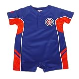 Chicago Cubs Royal Newborn Creeper