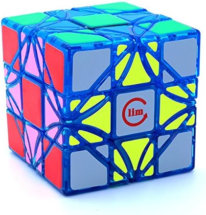 3x3x3 Dreidel Lim Transparent Yellow Puzzle Cube Twisty Toy by Fangshi