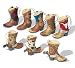 Collectible Western Cowboy Boots Ornament Set by Winston Brands