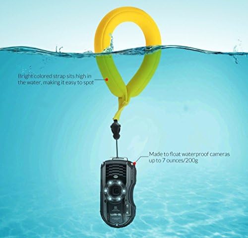 Waterproof Camera Float-Floating Camera Wrist Strap for Your Underwater Camera(ORANGE)