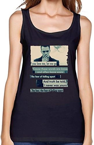 XersM Women's Panic At The Disco Quotes Tank Top Black XL