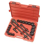 TEKTON 4899 3/4-Inch Drive Impact Socket Set, 21-Piece