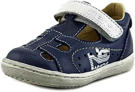 Nens Kid's Cut Out Sneaker, Iris/Blanco, 20 M EU/5 M US Toddler